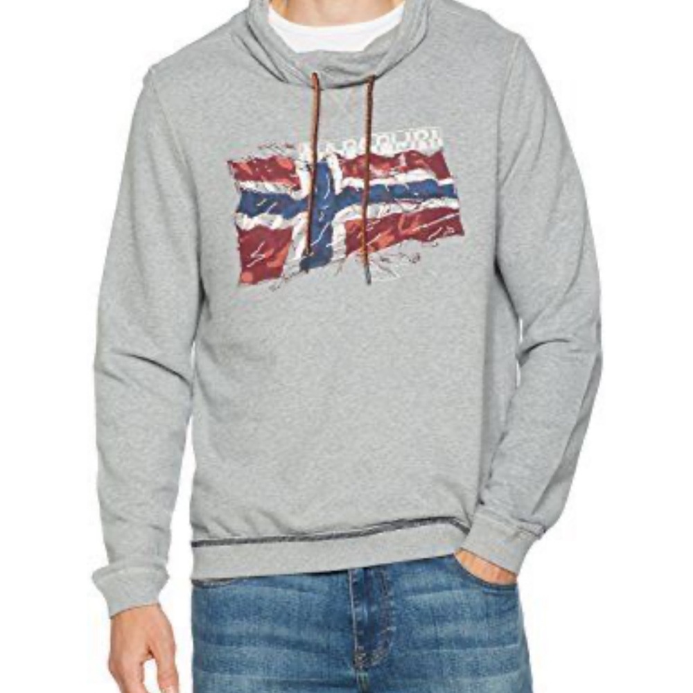Napapijri men’s sweater white size Medium
